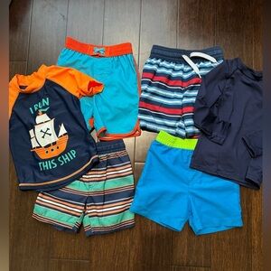 Toddler Swim Suits with Rash Guards